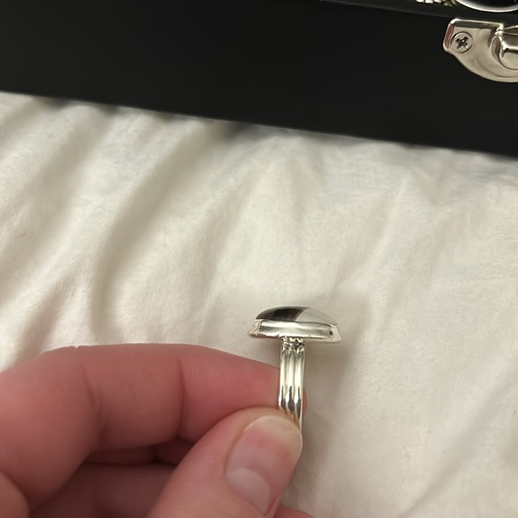 Peanut Wood Jasper Sterling Silver Ring - Picture 3 of 4